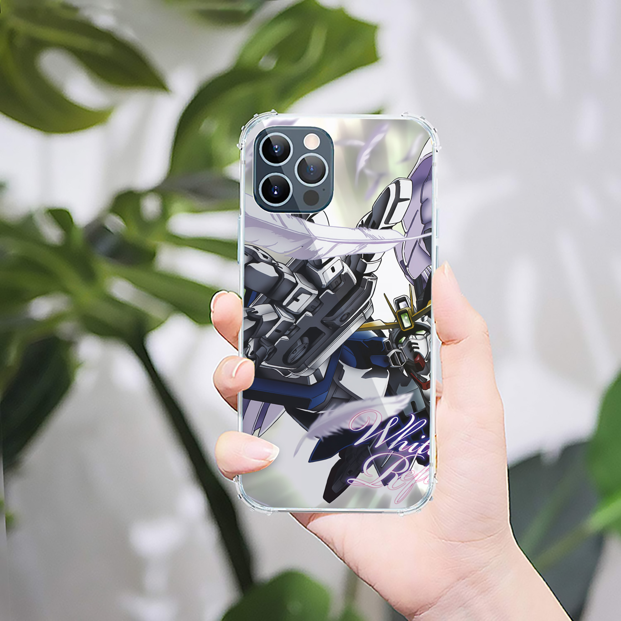 （画像用） 機動戦士ガンダム Mobile Suit Gundam 【iPhone 12シリーズ対応】透明スマホケース（クリアソフトケース）